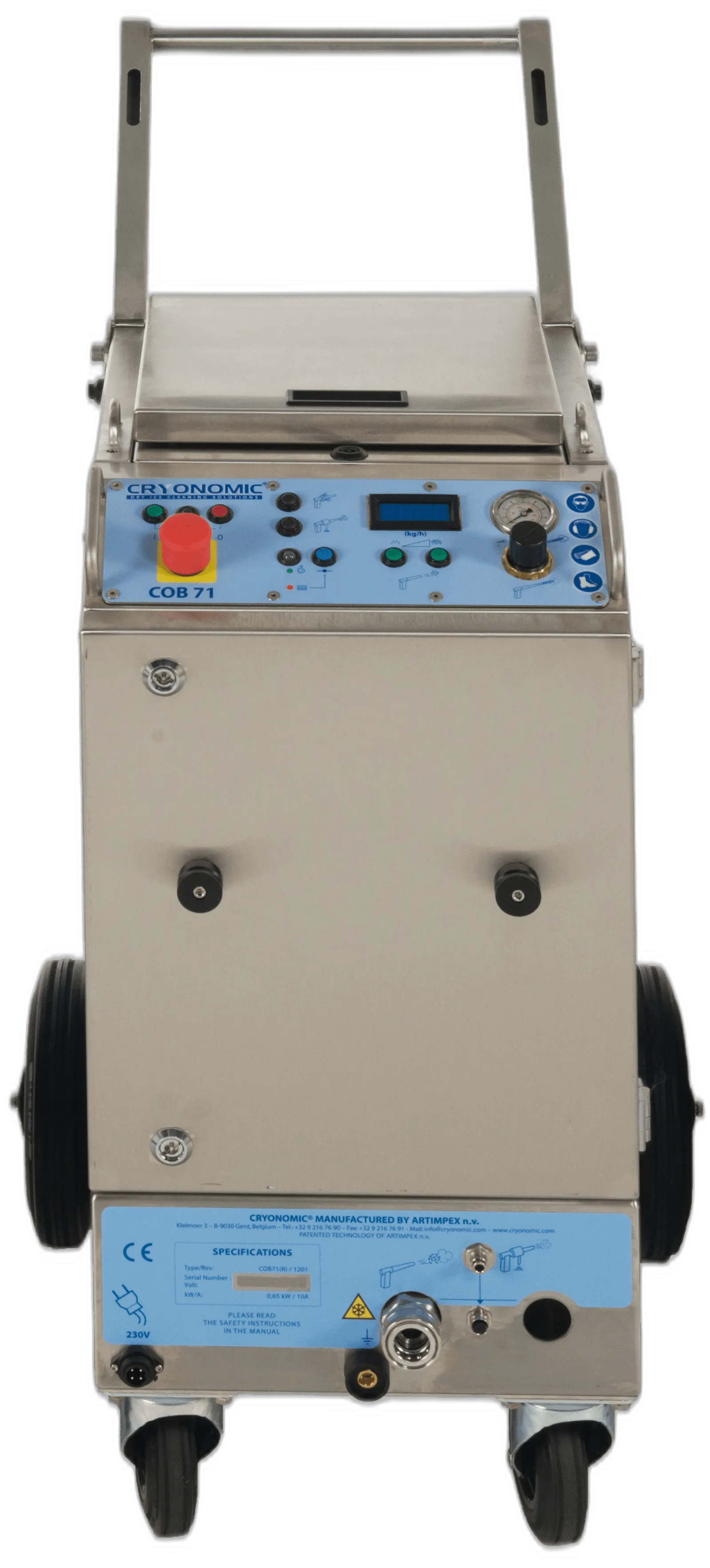 CRYONOMIC® COB71 – Industrielles Trockeneisstrahlgerät