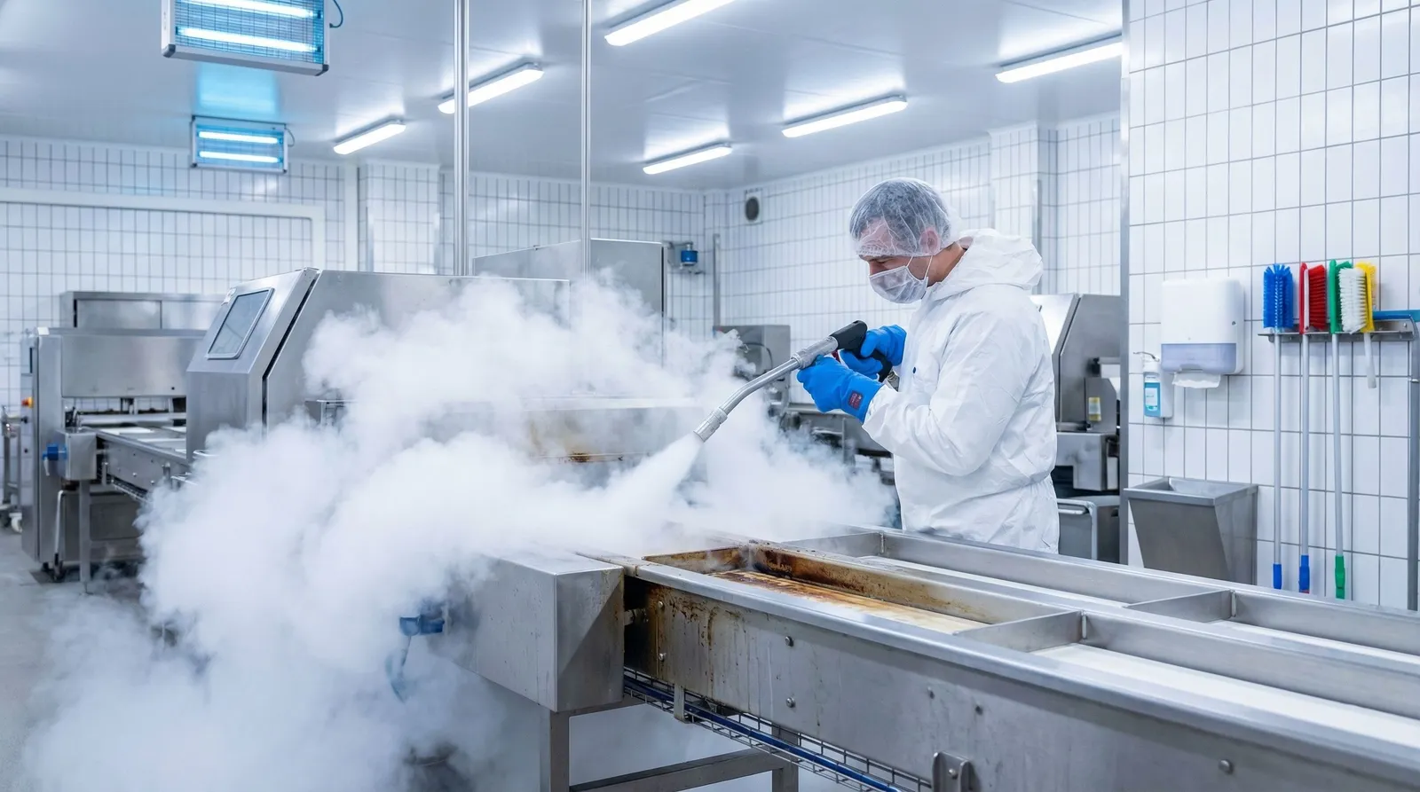 Trockeneisstrahlen in der Lebensmittelindustrie