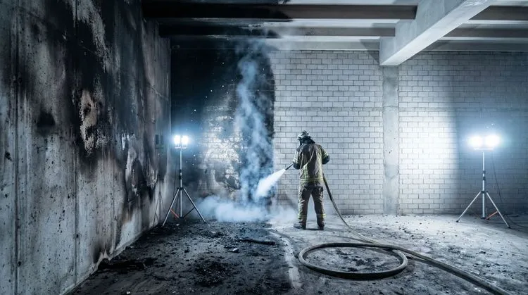 Brandschadensanierung mit Trockeneis: So funktioniert es